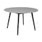 Armen Living Sydney and Fanny 5 Piece Outdoor Patio Dining Set in Dark Eucalyptus Wood 840254335950 - alternate 4